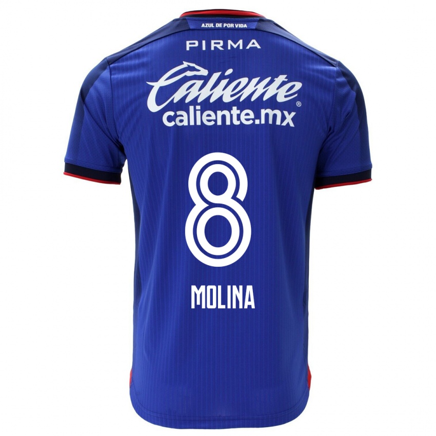 Damen Dalia Molina #8 Blau Heimtrikot Trikot 2023/24 T-Shirt Schweiz