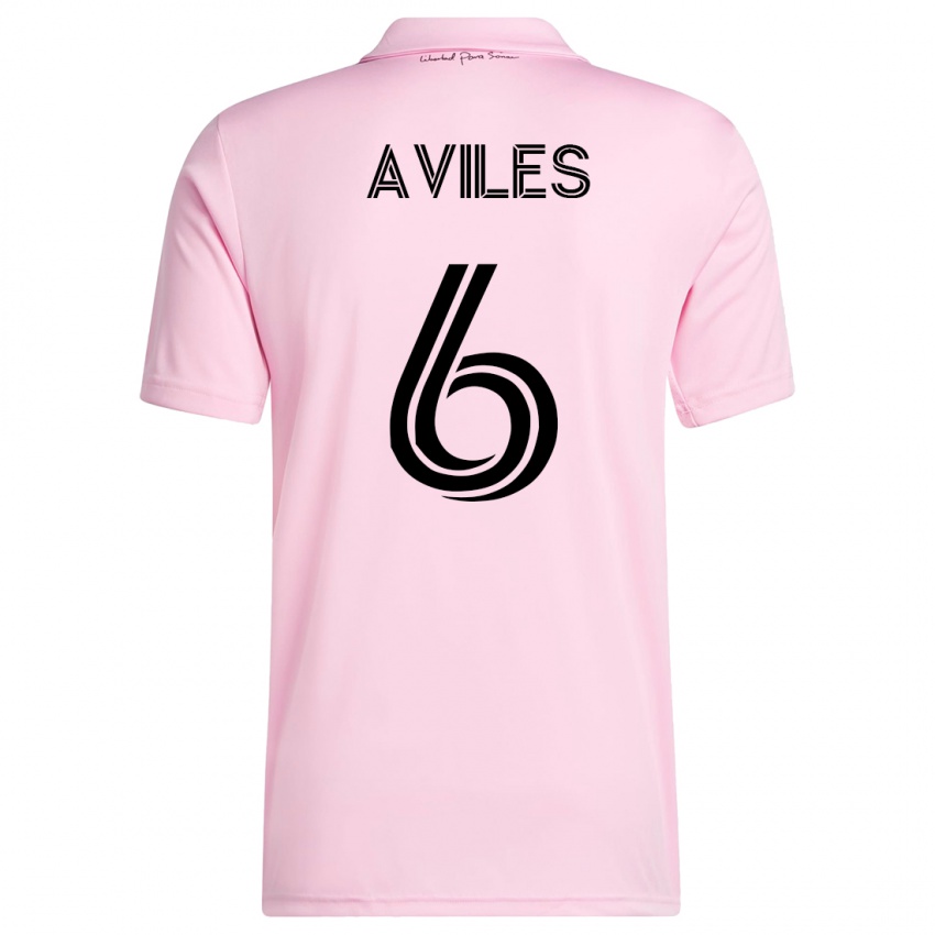 Damen Tomás Avilés #6 Rosa Heimtrikot Trikot 2023/24 T-Shirt Schweiz