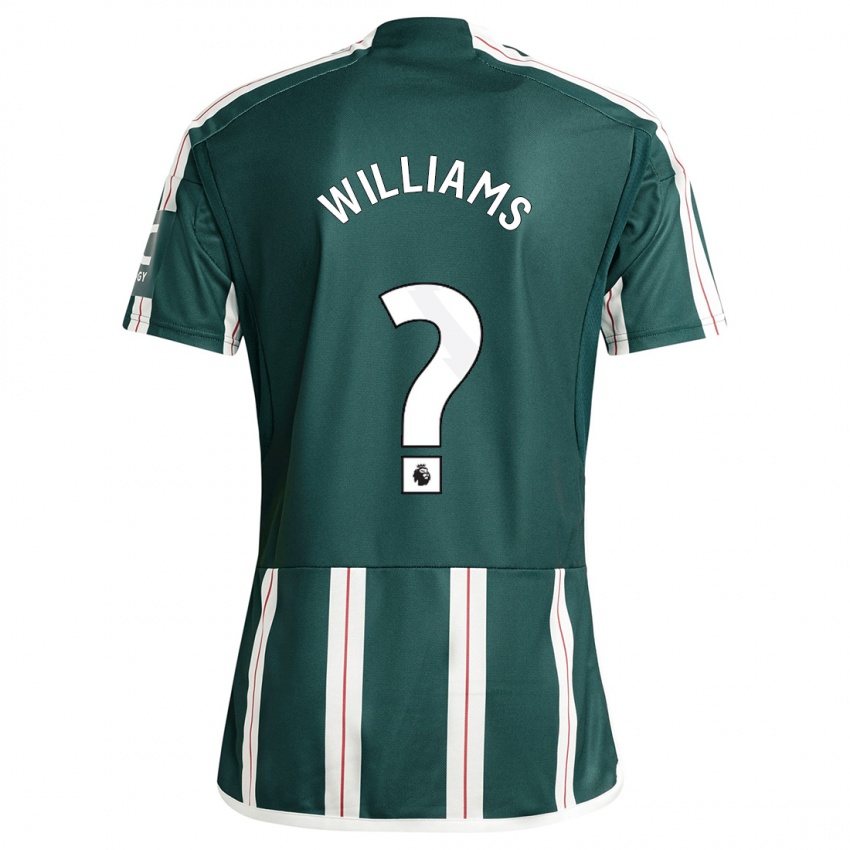 Damen Ethan Williams #0 Dunkelgrün Auswärtstrikot Trikot 2023/24 T-Shirt Schweiz