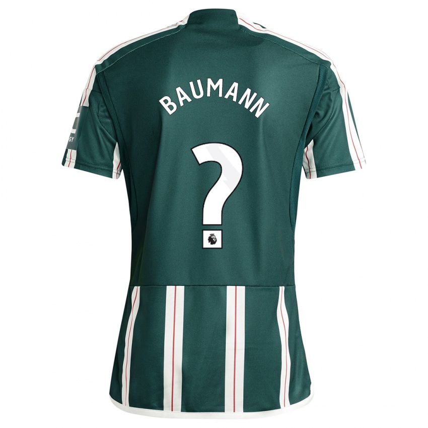 Damen Zach Baumann #0 Dunkelgrün Auswärtstrikot Trikot 2023/24 T-Shirt Schweiz