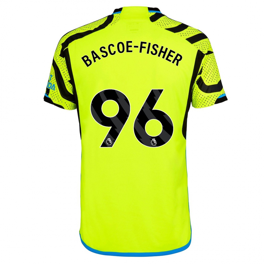 Damen Jakai Bascoe-Fisher #96 Gelb Auswärtstrikot Trikot 2023/24 T-Shirt Schweiz