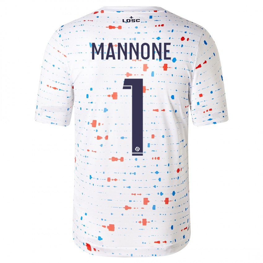 Damen Vito Mannone #1 Weiß Auswärtstrikot Trikot 2023/24 T-Shirt Schweiz