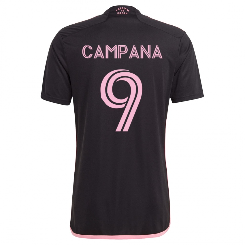 Damen Leonardo Campana #9 Schwarz Auswärtstrikot Trikot 2023/24 T-Shirt Schweiz