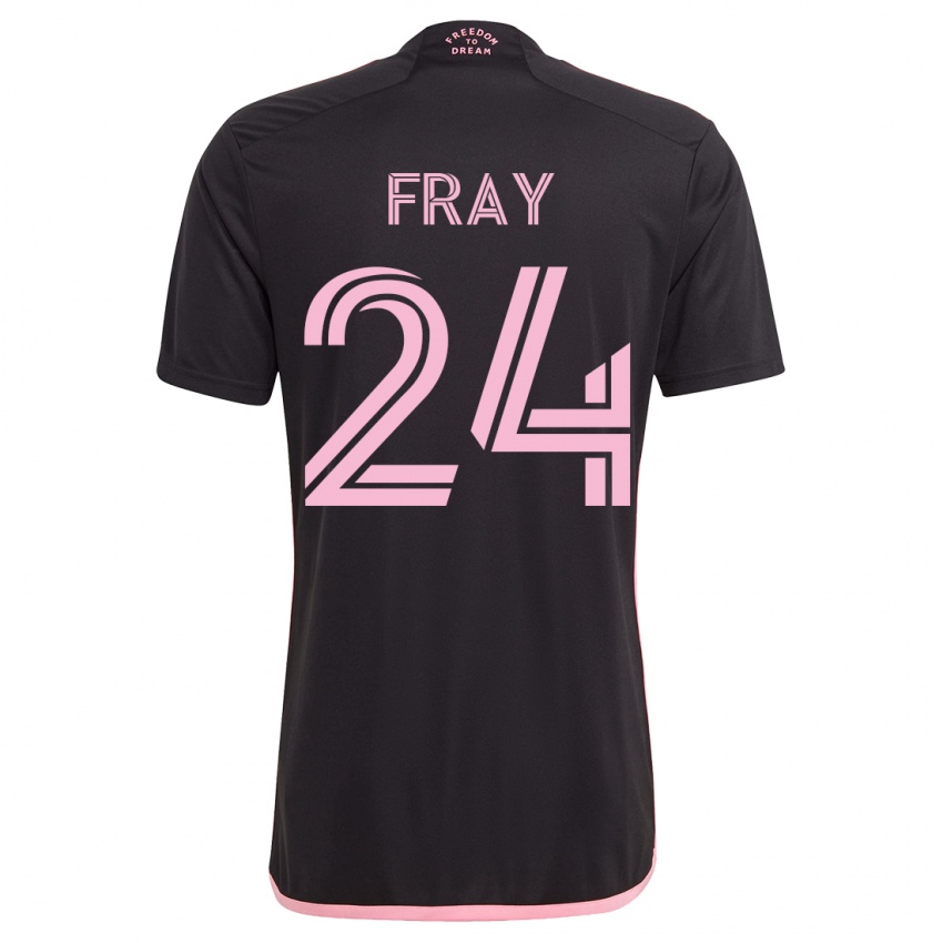 Damen Ian Fray #24 Schwarz Auswärtstrikot Trikot 2023/24 T-Shirt Schweiz