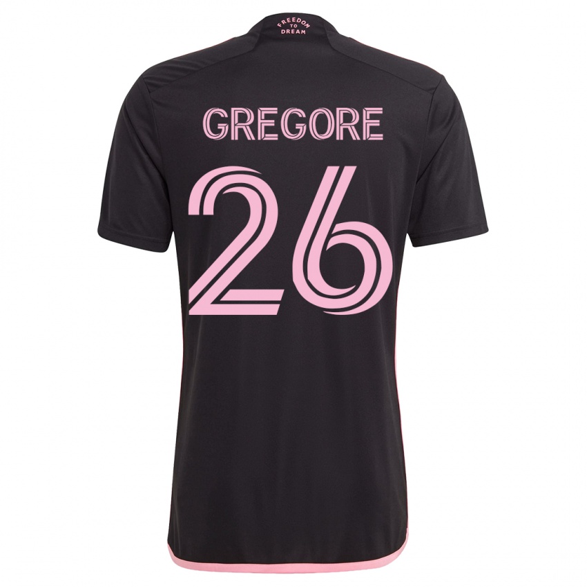 Damen Gregore #26 Schwarz Auswärtstrikot Trikot 2023/24 T-Shirt Schweiz