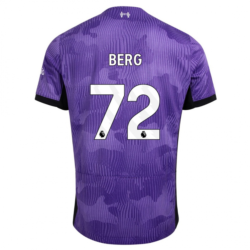 Femme Maillot Sepp Van Den Berg #72 Violet Troisieme 2023/24 T-Shirt Suisse