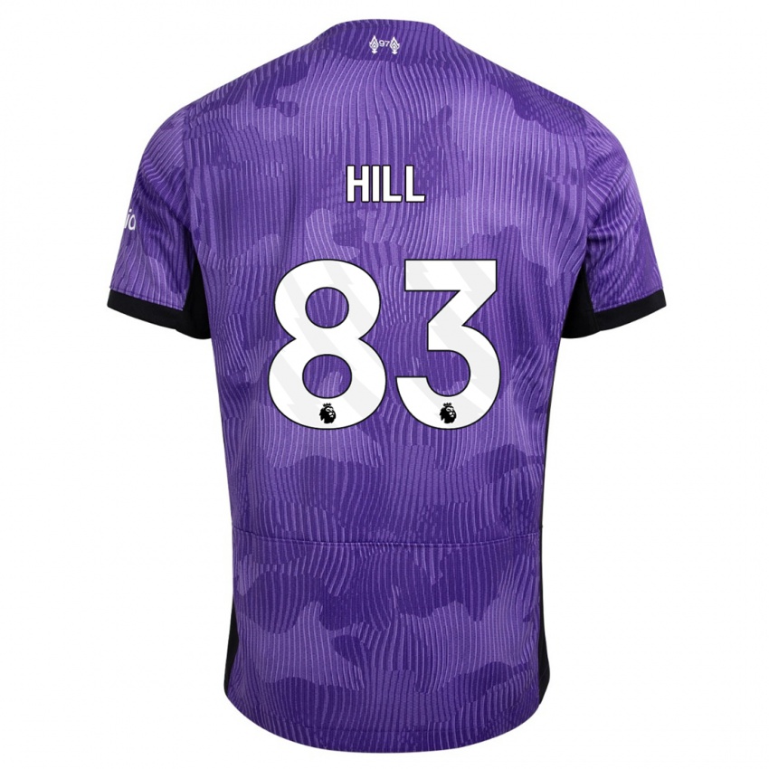 Femme Maillot Thomas Hill #83 Violet Troisieme 2023/24 T-Shirt Suisse