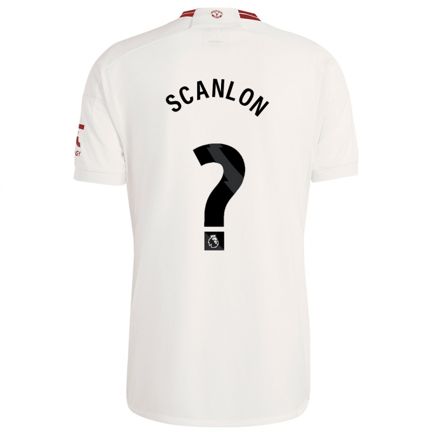 Damen James Scanlon #0 Weiß Ausweichtrikot Trikot 2023/24 T-Shirt Schweiz