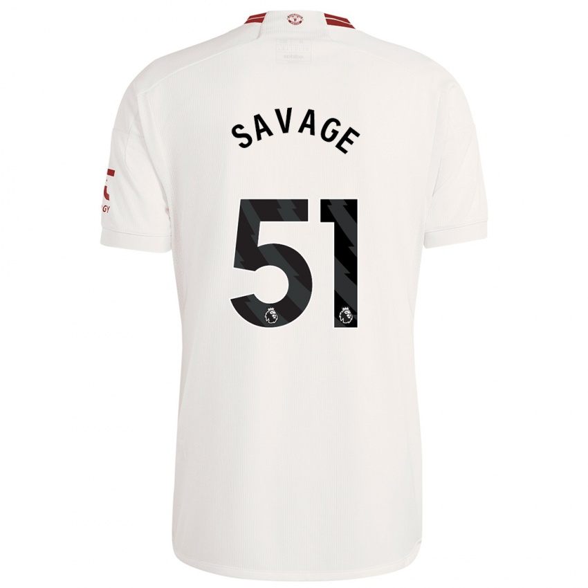 Damen Charlie Savage #51 Weiß Ausweichtrikot Trikot 2023/24 T-Shirt Schweiz