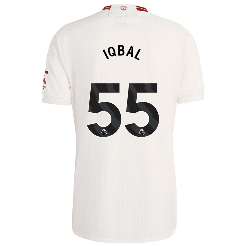 Damen Zidane Iqbal #55 Weiß Ausweichtrikot Trikot 2023/24 T-Shirt Schweiz