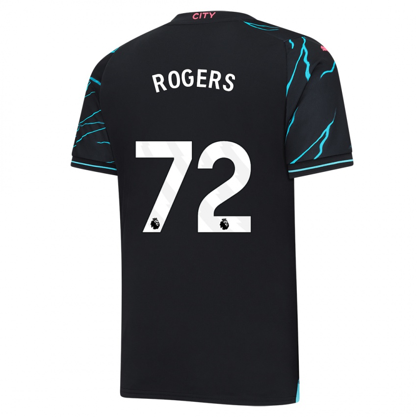 Damen Morgan Rogers #72 Dunkelblau Ausweichtrikot Trikot 2023/24 T-Shirt Schweiz