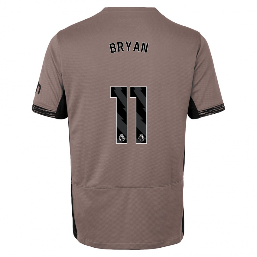 Damen Bryan Gil #11 Dunkelbeige Ausweichtrikot Trikot 2023/24 T-Shirt Schweiz