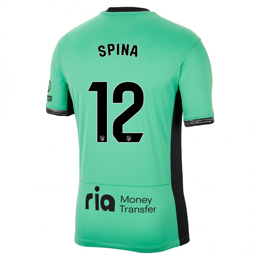 Damen Gerónimo Spina #12 Frühlingsgrün Ausweichtrikot Trikot 2023/24 T-Shirt Schweiz