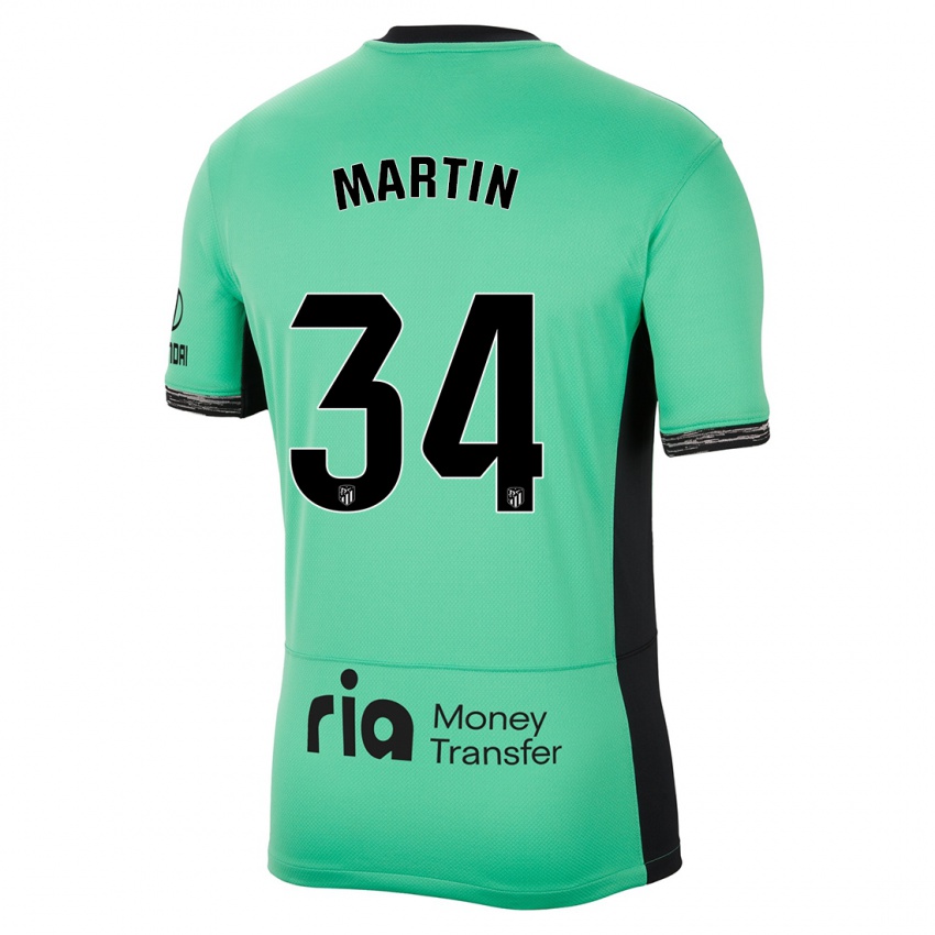 Damen Carlos Martin #34 Frühlingsgrün Ausweichtrikot Trikot 2023/24 T-Shirt Schweiz