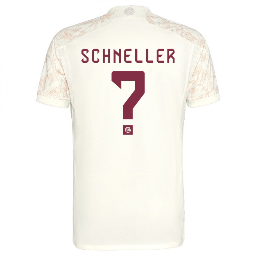 Damen Lukas Schneller #0 Cremefarben Ausweichtrikot Trikot 2023/24 T-Shirt Schweiz