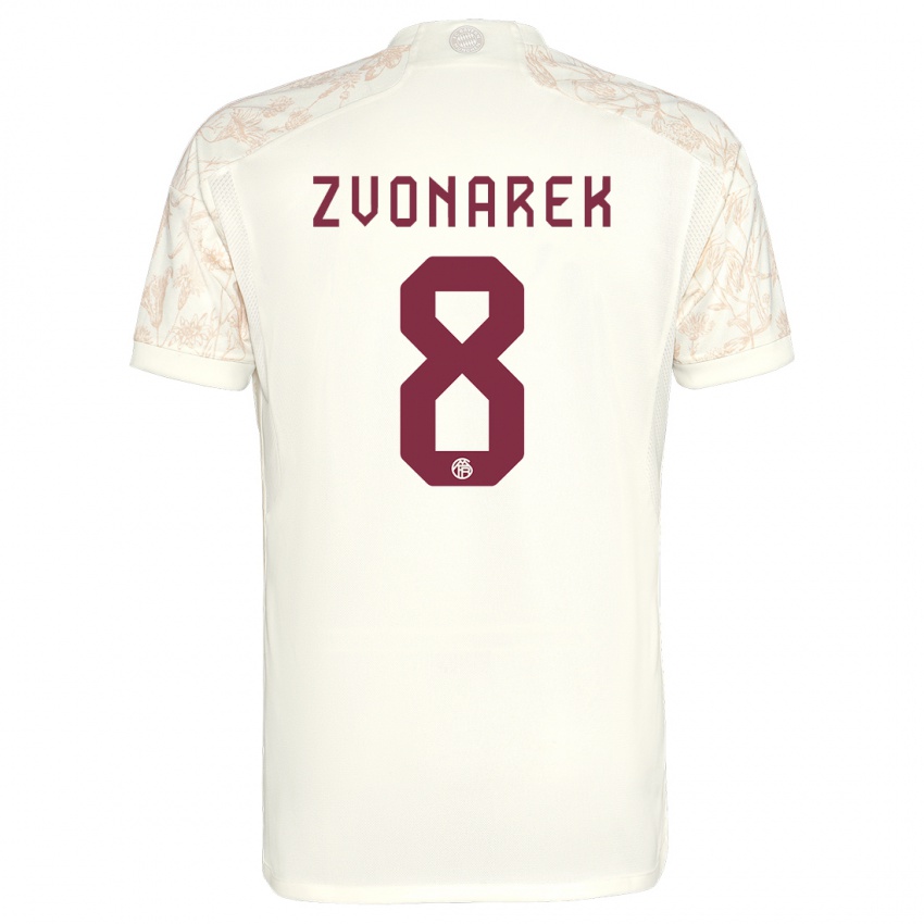 Damen Lovro Zvonarek #8 Cremefarben Ausweichtrikot Trikot 2023/24 T-Shirt Schweiz