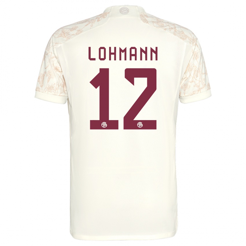 Damen Sydney Lohmann #12 Cremefarben Ausweichtrikot Trikot 2023/24 T-Shirt Schweiz