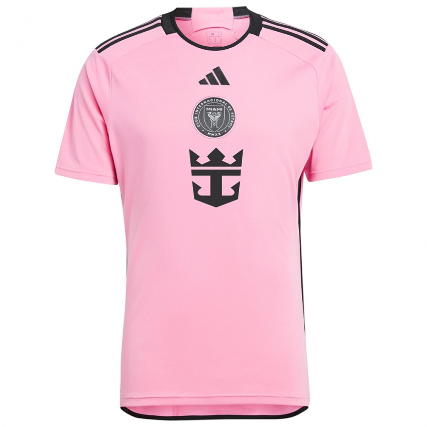 Kinder Jordi Alba #18 Rosa Heimtrikot Trikot 2024/25 T-Shirt Schweiz