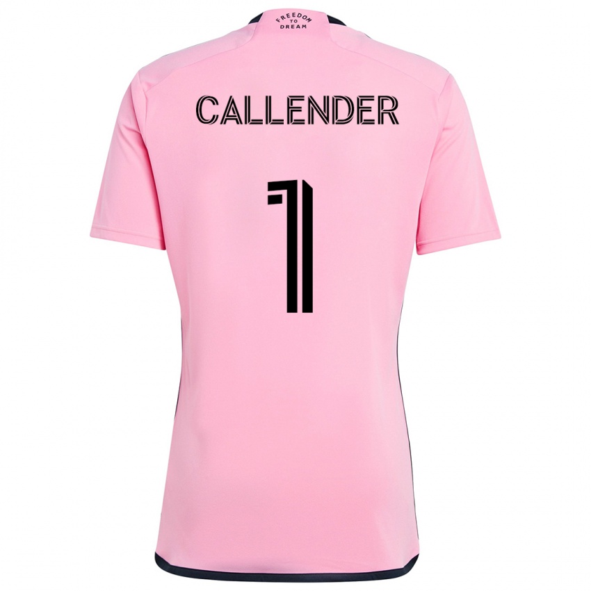 Kinder Drake Callender #1 Rosa Heimtrikot Trikot 2024/25 T-Shirt Schweiz