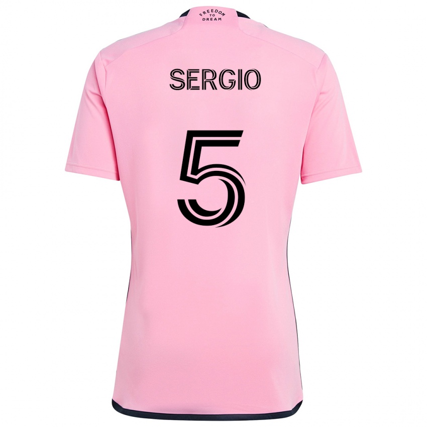 Kinder Sergio Busquets #5 Rosa Heimtrikot Trikot 2024/25 T-Shirt Schweiz