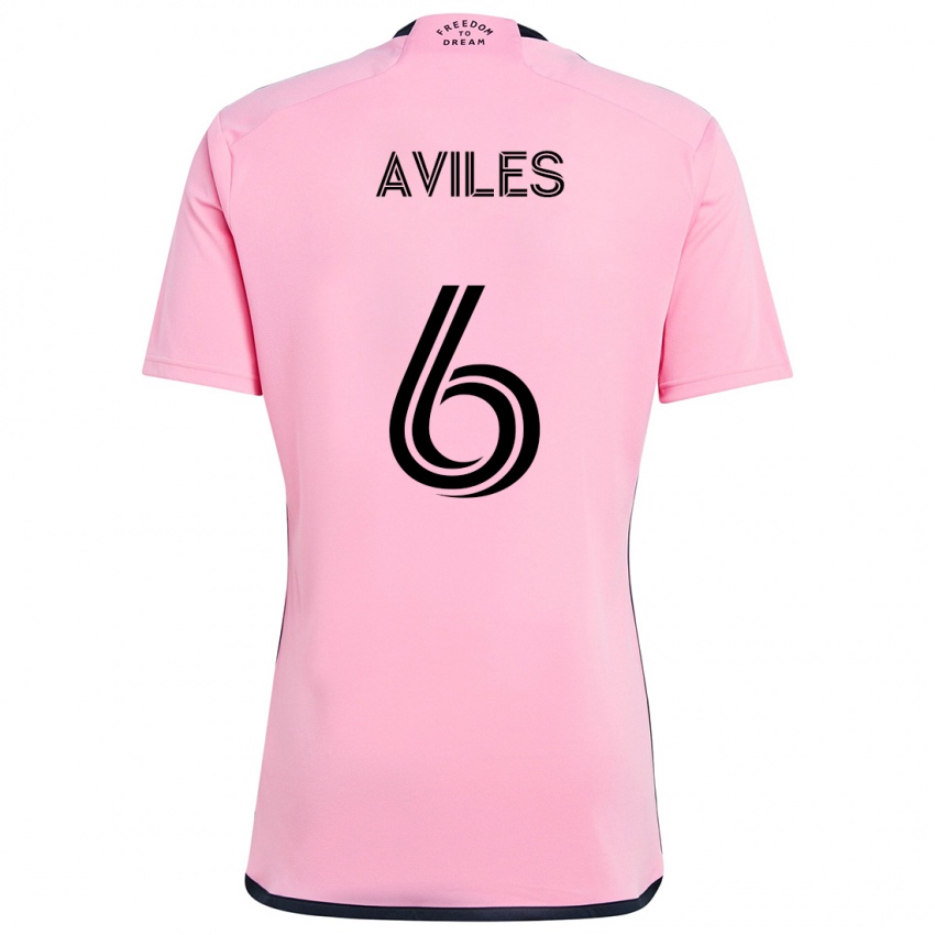 Kinder Tomás Avilés #6 Rosa Heimtrikot Trikot 2024/25 T-Shirt Schweiz