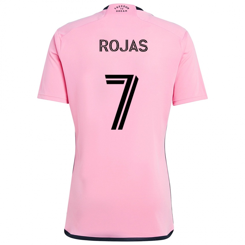 Kinder Matías Rojas #7 Rosa Heimtrikot Trikot 2024/25 T-Shirt Schweiz