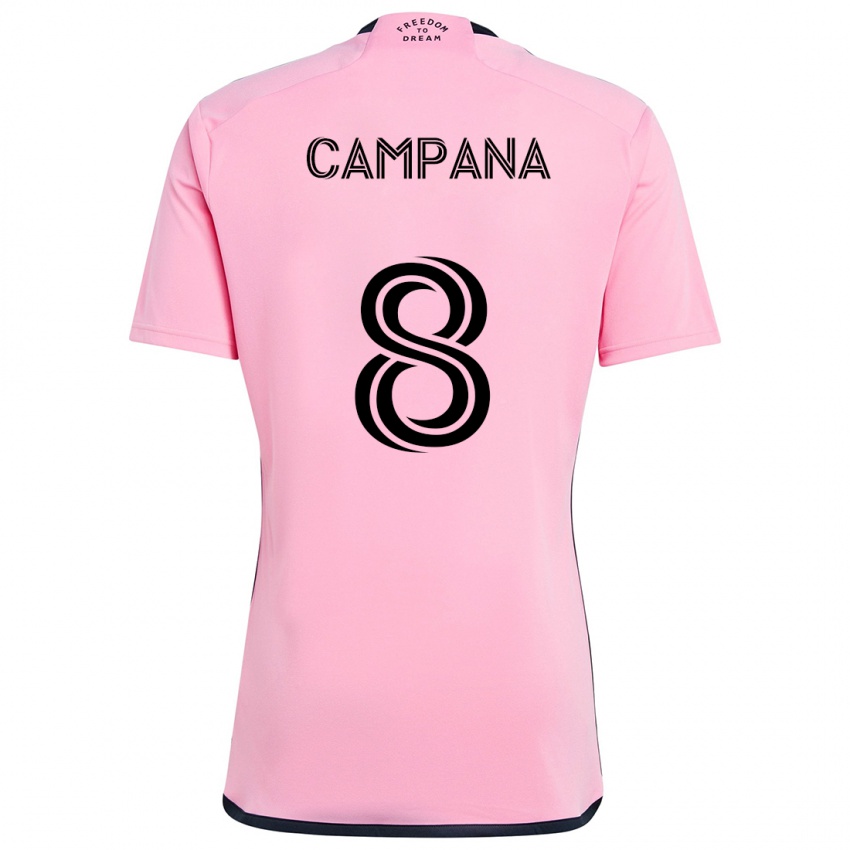 Kinder Leonardo Campana #8 Rosa Heimtrikot Trikot 2024/25 T-Shirt Schweiz