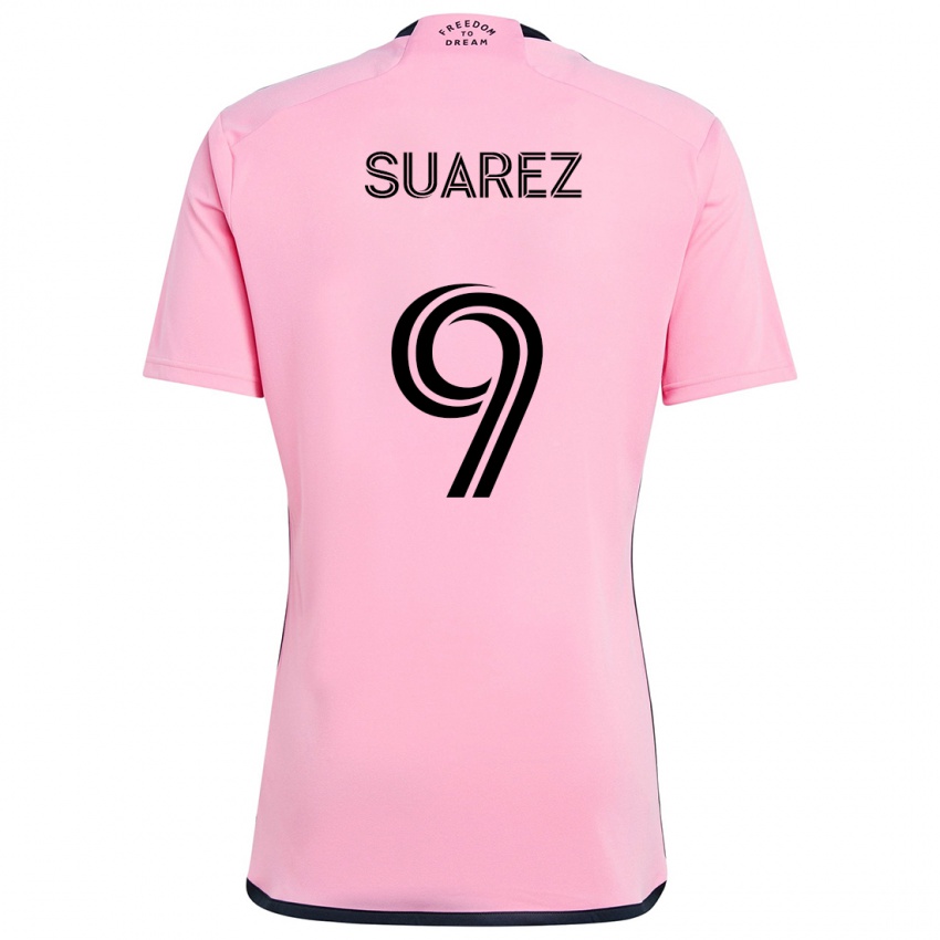 Kinder Luis Suárez #9 Rosa Heimtrikot Trikot 2024/25 T-Shirt Schweiz