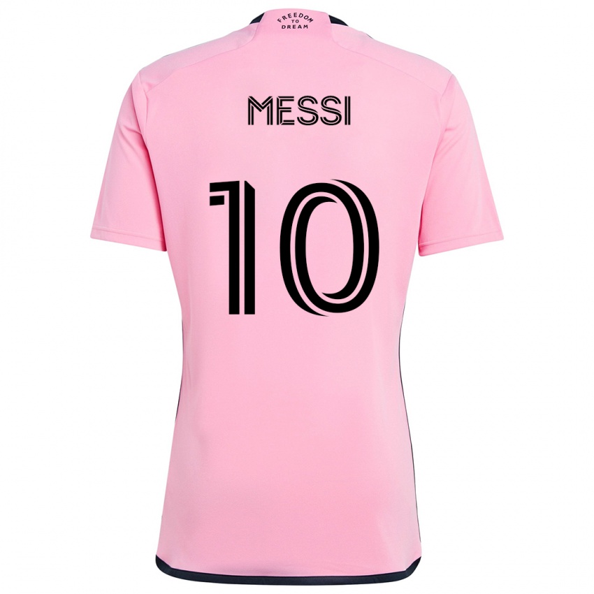 Kinder Lionel Messi #10 Rosa Heimtrikot Trikot 2024/25 T-Shirt Schweiz