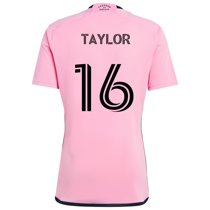 Kinder Robert Taylor #16 Rosa Heimtrikot Trikot 2024/25 T-Shirt Schweiz