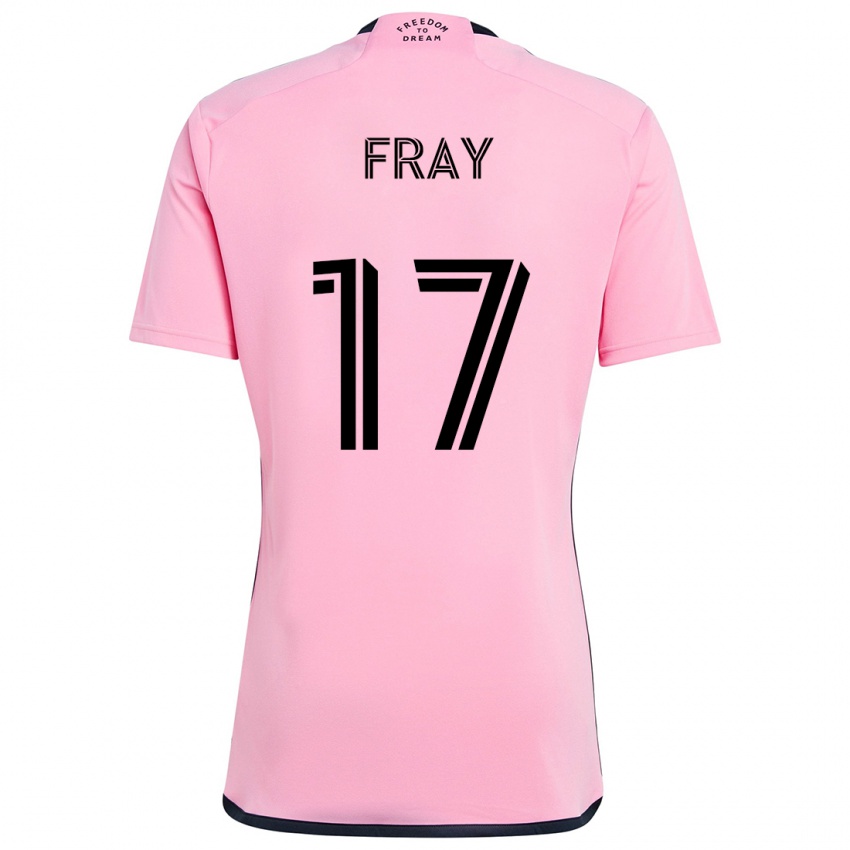 Kinder Ian Fray #17 Rosa Heimtrikot Trikot 2024/25 T-Shirt Schweiz