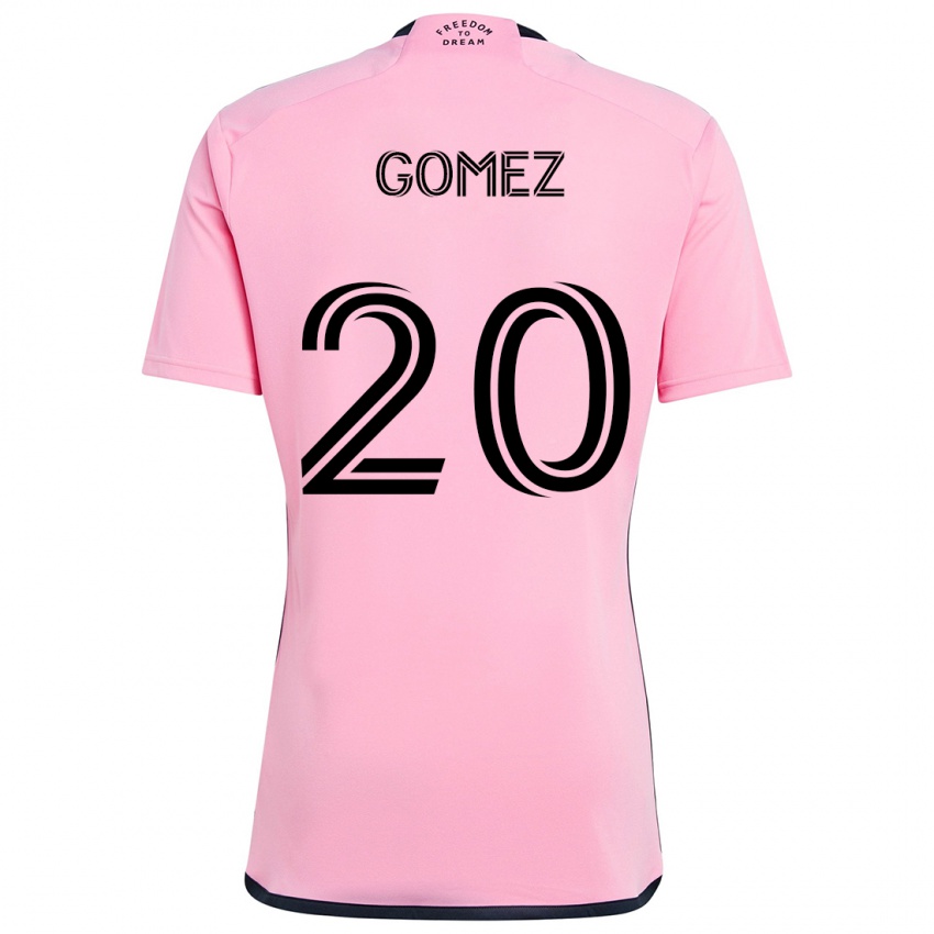 Kinder Diego Gómez #20 Rosa Heimtrikot Trikot 2024/25 T-Shirt Schweiz