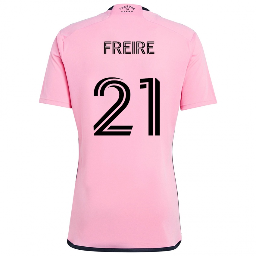 Kinder Nicolas Freire #21 Rosa Heimtrikot Trikot 2024/25 T-Shirt Schweiz