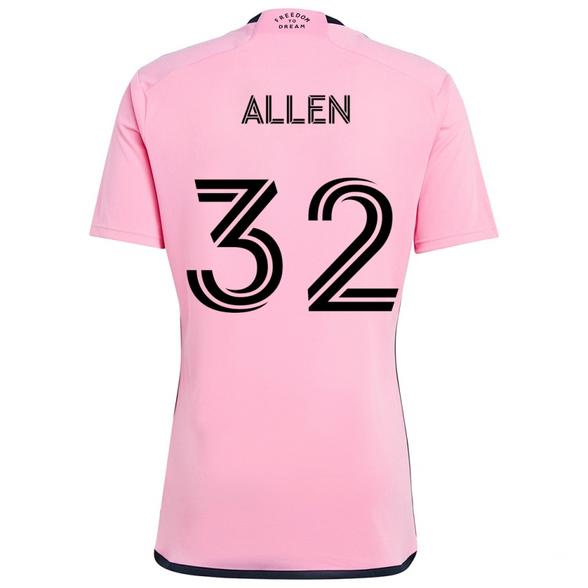 Kinder Noah Allen #32 Rosa Heimtrikot Trikot 2024/25 T-Shirt Schweiz