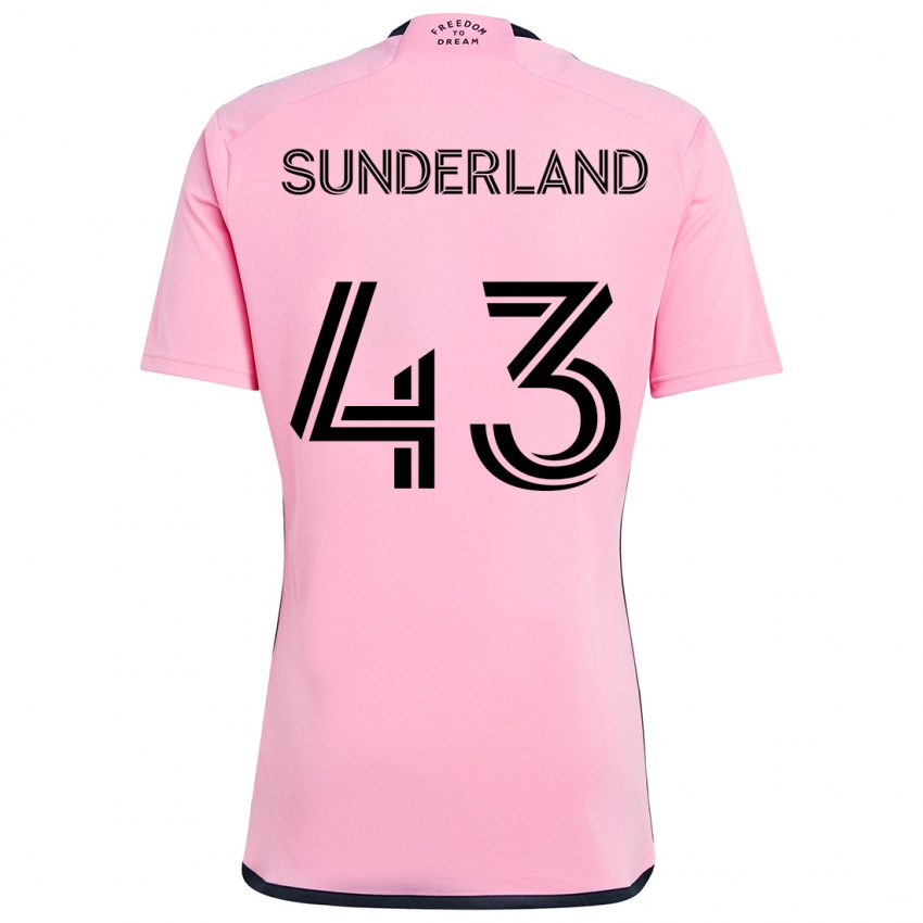 Kinder Lawson Sunderland #43 Rosa Heimtrikot Trikot 2024/25 T-Shirt Schweiz