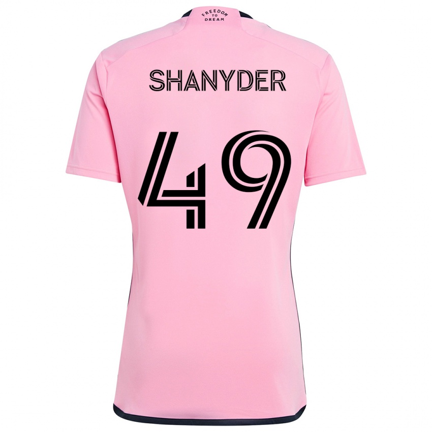 Kinder Shanyder Borgelin #49 Rosa Heimtrikot Trikot 2024/25 T-Shirt Schweiz