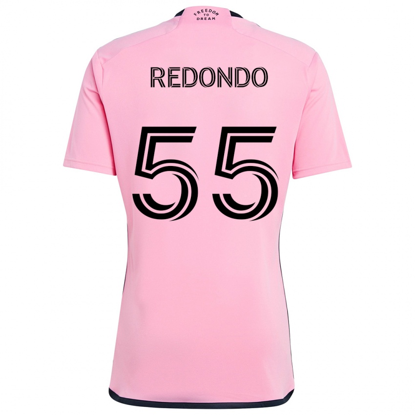 Kinder Federico Redondo #55 Rosa Heimtrikot Trikot 2024/25 T-Shirt Schweiz