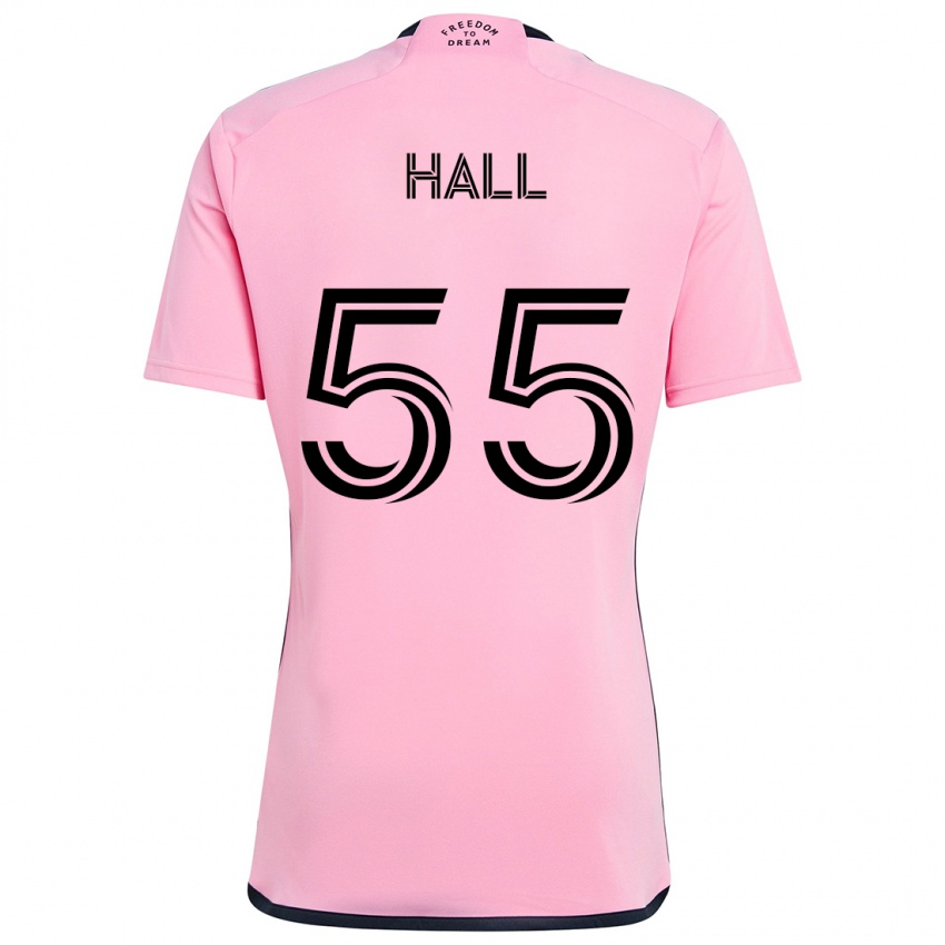 Kinder Tyler Hall #55 Rosa Heimtrikot Trikot 2024/25 T-Shirt Schweiz