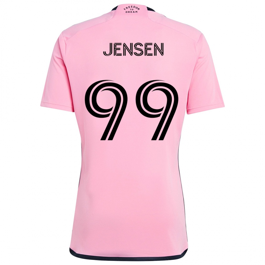 Kinder Cole Jensen #99 Rosa Heimtrikot Trikot 2024/25 T-Shirt Schweiz