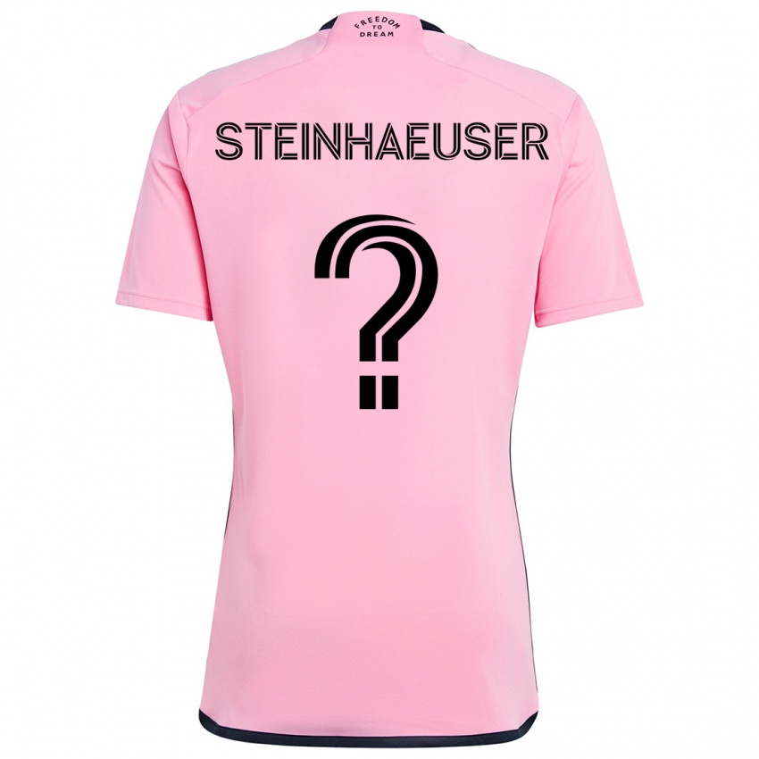 Kinder Marcus Steinhaeuser #0 Rosa Heimtrikot Trikot 2024/25 T-Shirt Schweiz