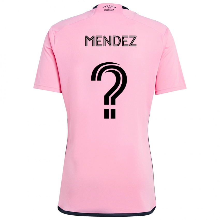 Kinder Dylan Mendez #0 Rosa Heimtrikot Trikot 2024/25 T-Shirt Schweiz