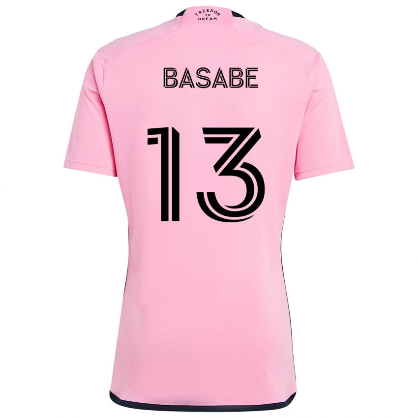 Kinder Samuel Basabe #13 Rosa Heimtrikot Trikot 2024/25 T-Shirt Schweiz