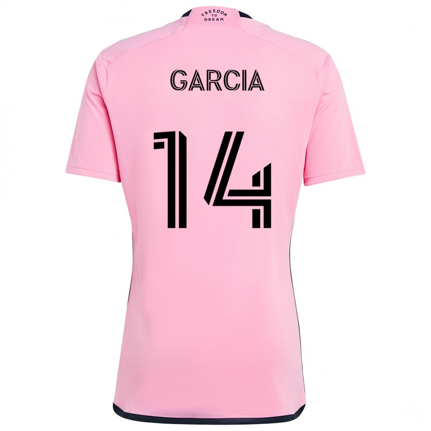 Kinder Santiago Garcia #14 Rosa Heimtrikot Trikot 2024/25 T-Shirt Schweiz