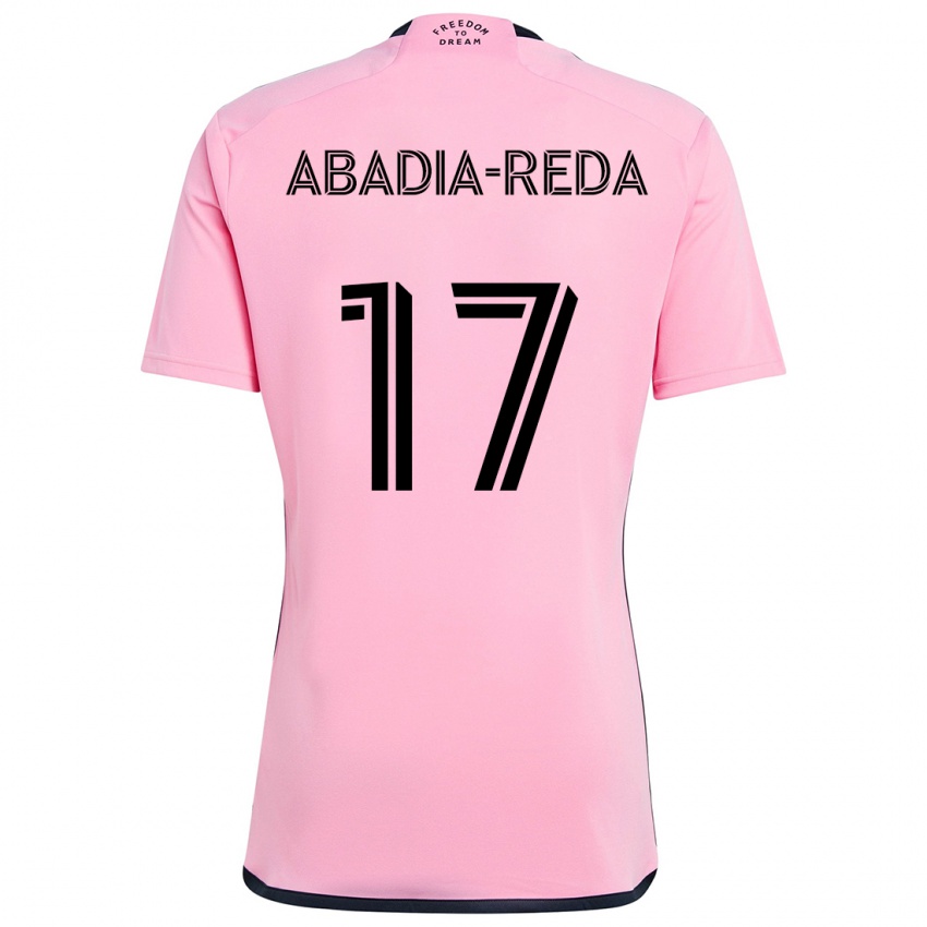 Kinder Ezequiel Abadia-Reda #17 Rosa Heimtrikot Trikot 2024/25 T-Shirt Schweiz