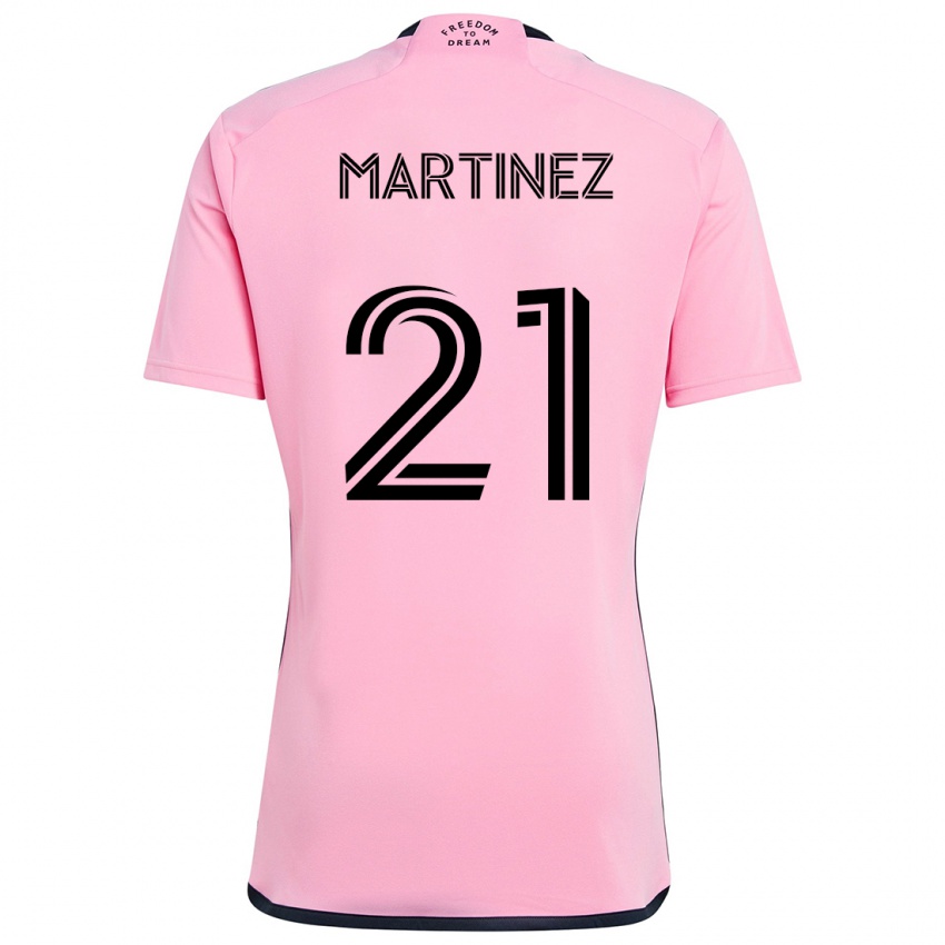 Kinder Derrek Martinez #21 Rosa Heimtrikot Trikot 2024/25 T-Shirt Schweiz