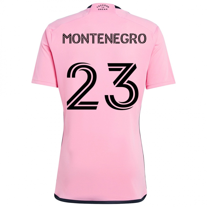 Kinder Ricardo Montenegro #23 Rosa Heimtrikot Trikot 2024/25 T-Shirt Schweiz