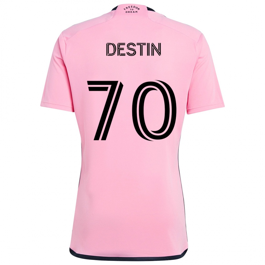 Kinder Bryan Destin #70 Rosa Heimtrikot Trikot 2024/25 T-Shirt Schweiz