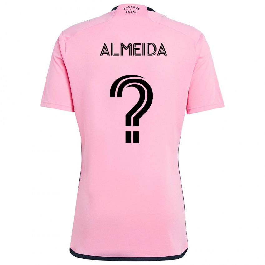 Kinder Nicholas Almeida #0 Rosa Heimtrikot Trikot 2024/25 T-Shirt Schweiz