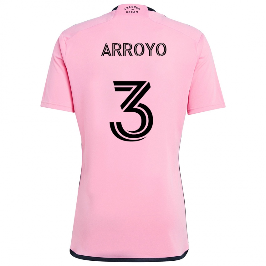 Kinder Dixon Arroyo #3 Rosa Heimtrikot Trikot 2024/25 T-Shirt Schweiz