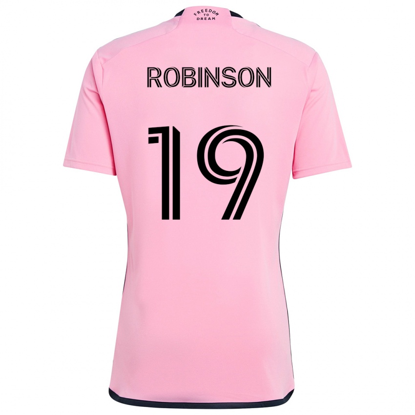 Kinder Robbie Robinson #19 Rosa Heimtrikot Trikot 2024/25 T-Shirt Schweiz